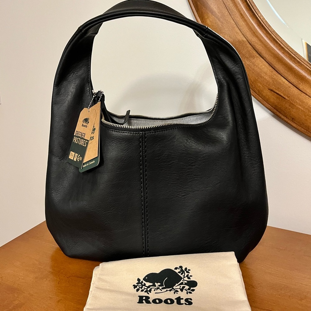 Roots Lola Cloud Leather Bag